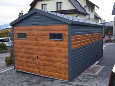 Elegancki garaż blaszany 3x5 EXTRALINE-PRO