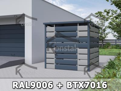 Wiata śmietnikowa SUPERLINE-PRO 2x2
