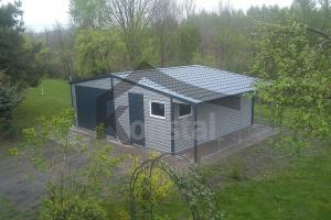 6,5x5 dwuspad EXTRALINE + wiata 1m