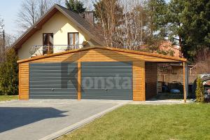 7x5 dwuspad EXTRALINE + wiata 2m