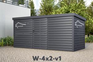 wiata śmietnikowa extraline 4x2