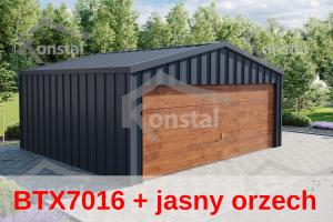 Nowoczesny garaż blaszany 6x5 TOPLINE-ULTRA